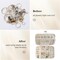 Jewelry Box Small Jewelry Storage with Mirror, White Jewelry Boxes for Women, Portable Mini Travel Jewelry Organizer for Necklaces, Earrings, Rings, Bracelets Christmas Gift for Women